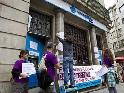 protesta banco novagalicia