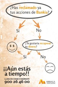 Reclama tus acciones de Bankia, aun estas a tiempo de recuperar tu dinero FUENTE arriagaasocaidos.com