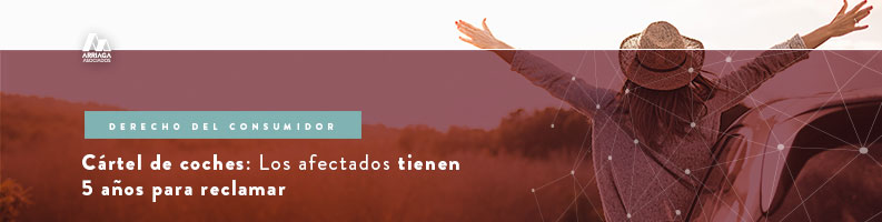 cartel de coches cinco años para reclamar