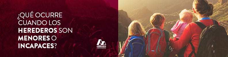 herederos menores de edad